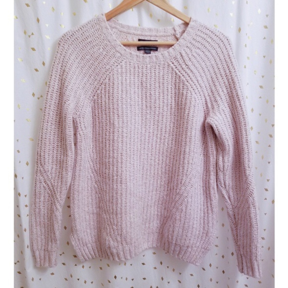 AEO Ahhmazingly soft pink sweater